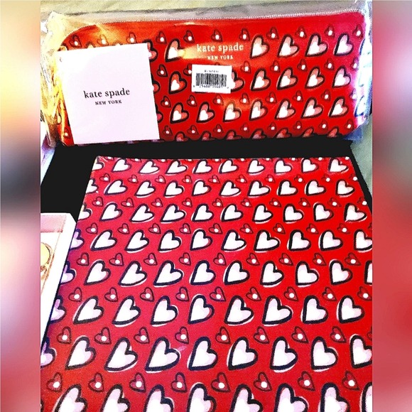 KATE SPADE NEW YORK "HEARTS" CONCEALED SPIRAL NOTEBOOK - Picture 4 of 5